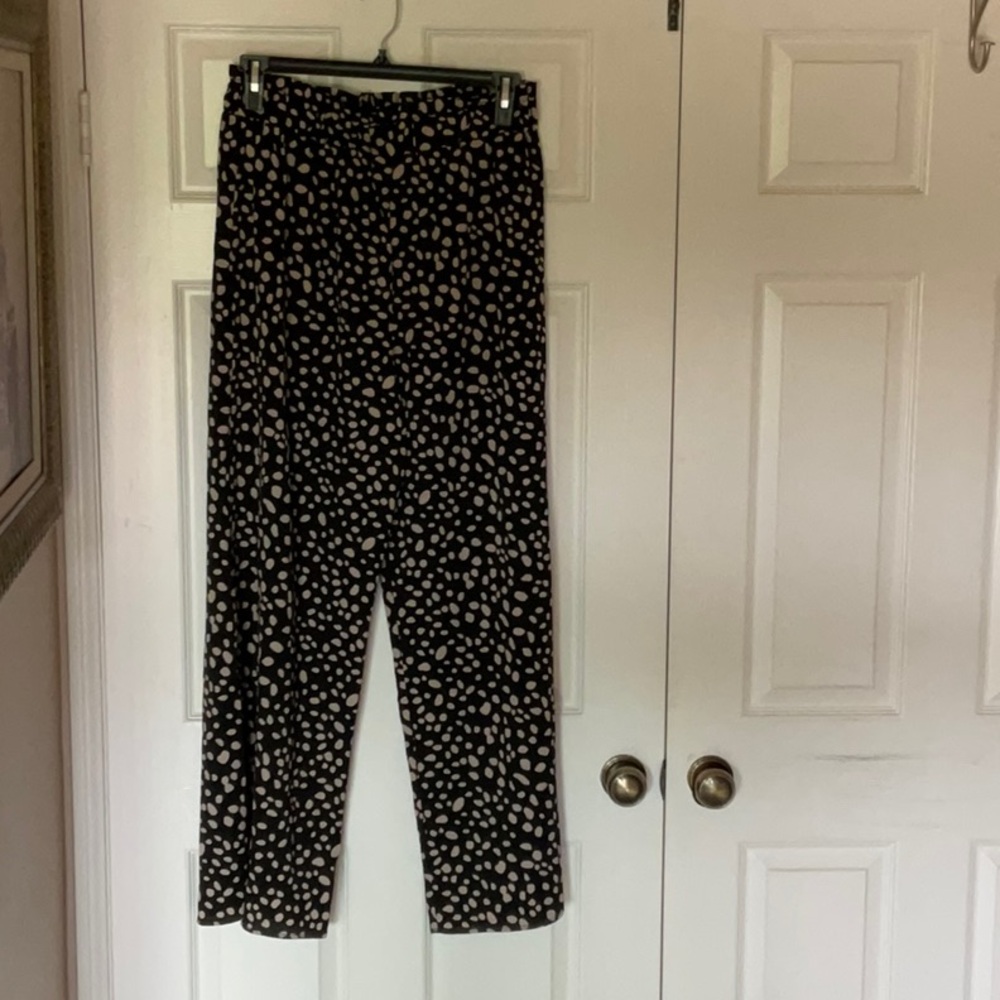 Black and White Polka Dot Pants